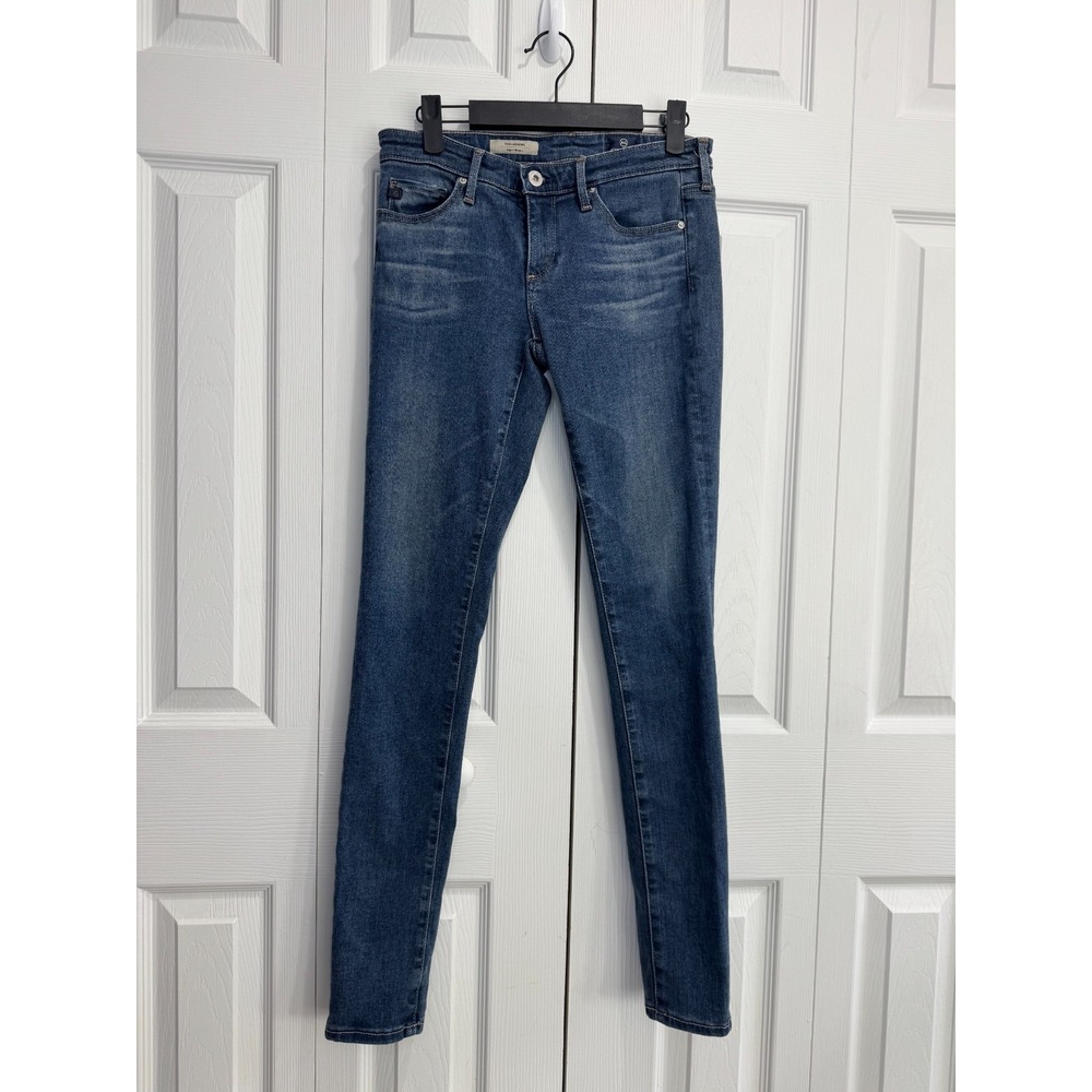 Adriano Goldschmied Skinny Jeans Women's 25R Blue Denim Zip-Fly Preppy Hipster